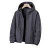 Sporty casual jacket for men, spring and autumn outdoor thin windbreaker, middle-aged windproof and waterproof versatile hooded jacket for men Item Picture